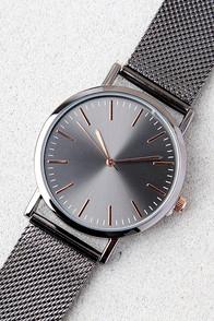 Lulus Tick-tock Gunmetal Watch