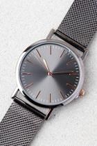 Lulus Tick-tock Gunmetal Watch