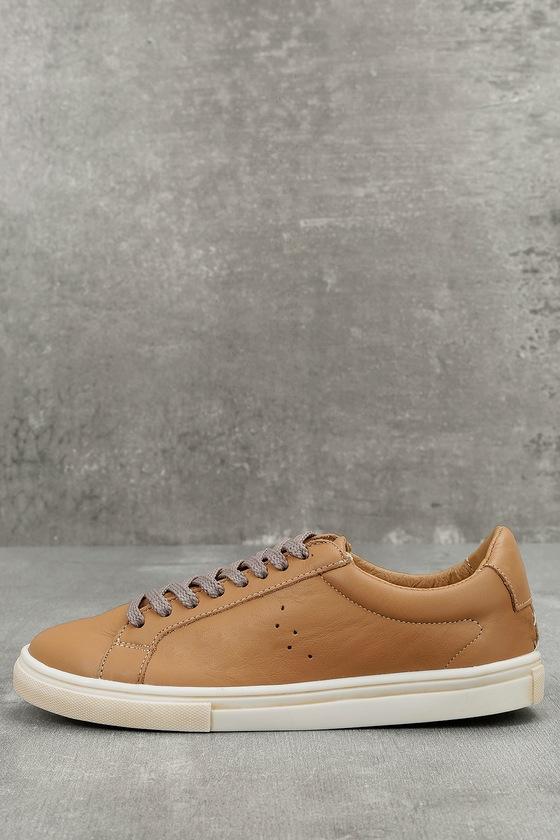 Musse & Cloud | Snake Tan Leather Sneakers | Size 36/5.5 | Brown | Lulus