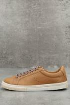 Musse & Cloud | Snake Tan Leather Sneakers | Size 36/5.5 | Brown | Lulus