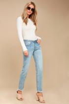 One X One Teaspoon Awesome Baggies Light Wash High-waisted Jeans