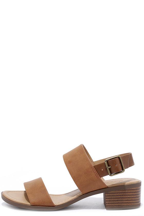 Tulum Trek Tan Heeled Sandals | Lulus