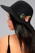 Lulus | Orto Botanico Black Embroidered Hat