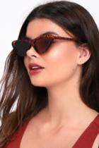 Drew Tortoise Cat-eye Sunglasses | Lulus