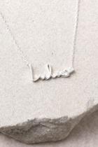 Lulus | Love Lulus Sterling Silver Necklace