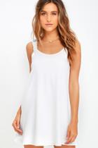 Lulus Fresh Heir Ivory Beaded Shift Dress