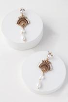 Marrakesh My Eye Gold Pearl Earrings | Lulus