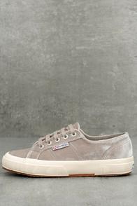 Superga 2750 Velvet Grey Sneakers