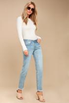 One X One Teaspoon | Awesome Baggies Light Wash High-waisted Jeans | Size 24 | Blue | 100% Cotton | Lulus