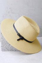 Lulus Adventure In Costa Rica Beige Straw Hat