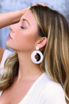Perfect Harmony Black And White Acrylic Earrings | Lulus