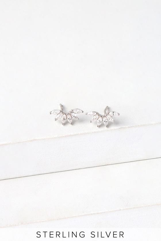 Awaken Your Magic Sterling Silver Rhinestone Earrings | Lulus