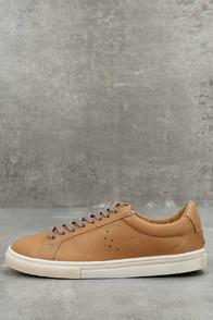 Musse & Cloud Snake Tan Leather Sneakers