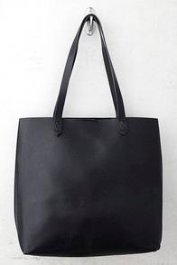 Lulus Perfect Simplicity Black Tote