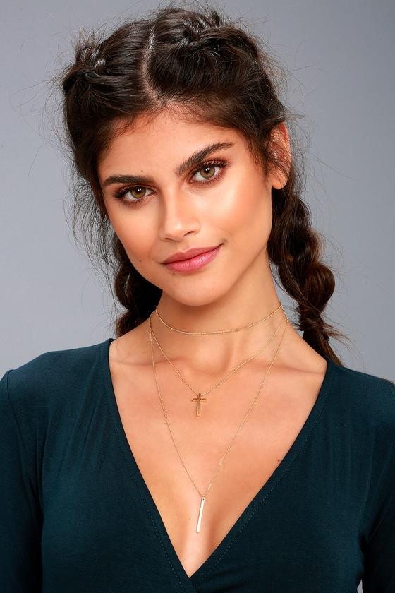 Lulus | Shyanne Gold Layered Necklace