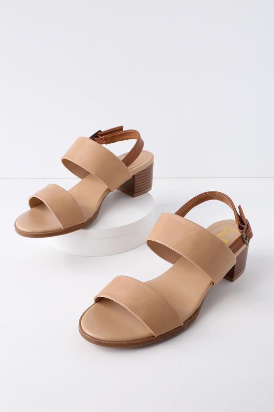 Tulum Trek Natural Heeled Sandals | Lulus