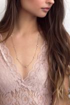 Carolina Rose Gold Rhinestone Necklace | Lulus