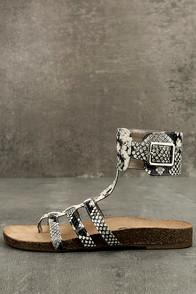 Circus By Sam Edelman Katie Cashmere Snake Ankle Strap Sandals