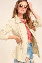 Rag Poets Mykonos Light Beige Jacket