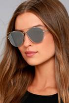 Perverse | Nat And Liv Silver Mirrored Sunglasses | Lulus