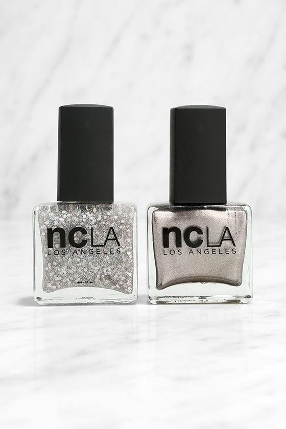 Ncla | Match Made In Cali Sparkle & Shine Silver Nail Lacquer Set | Cruelty Free | No Animal Testing | Lulus