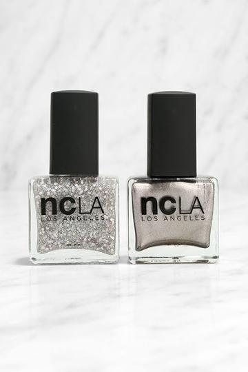 Ncla | Match Made In Cali Sparkle & Shine Silver Nail Lacquer Set | Cruelty Free | No Animal Testing | Lulus