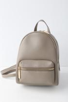 Leader Of The Pack Grey Mini Backpack | Lulus