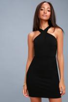 Thrive Black Sleeveless Bodycon Dress | Lulus