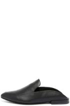 Kristin Cavallari Capri Black Leather Loafer Slides | Lulus