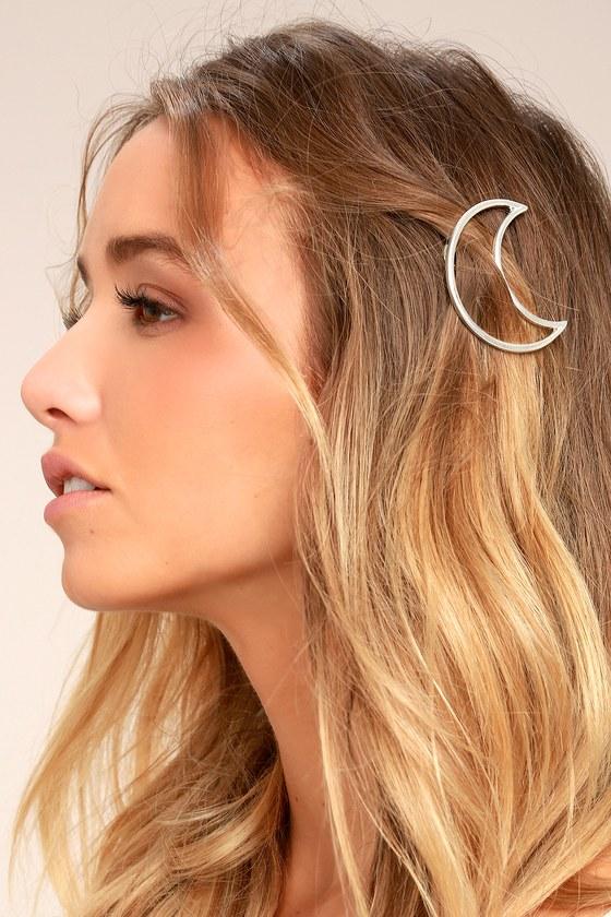 Lulus | Waning Moon Silver Hair Clip