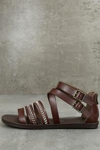 Blowfish Dodo Whiskey Brown Gladiator Sandals