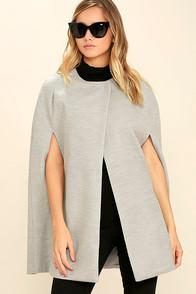 Bb Dakota Cambridge Heather Grey Cape