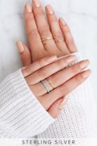 Lulus | Perfect Mix Turquoise Multi Ring Set | Gold