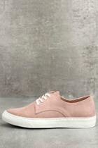 City Classified Missy Dusty Mauve Suede Sneakers