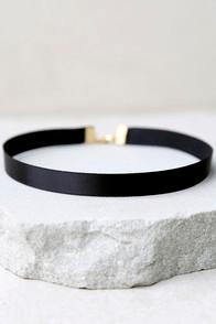 Lulus Gracious Hostess Black Choker Necklace