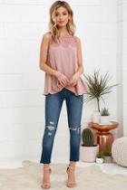 Lulus Place In The Sun Mauve Lace Top