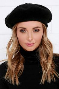 Ana C'est Magnifique Black Beret