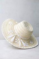 San Diego Hat Co. By The Shore Tan Floppy Straw Hat