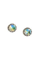 Lulu*s There She Glows Again Silver Iridescent Rhinestone Earrings