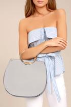 Melie Bianco Cameron Grey Handbag | Lulus