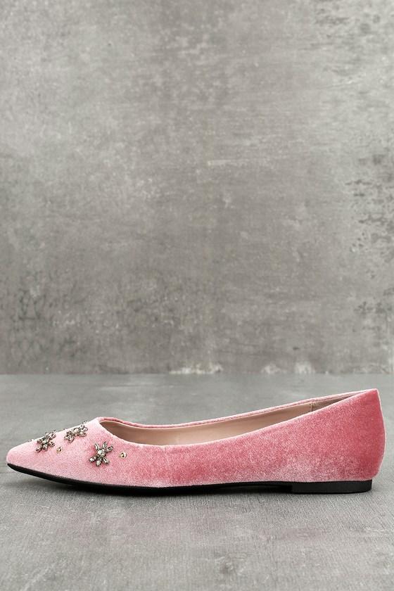 Circus By Sam Edelman Circus By Sam Edelman Ritchie Ash Rose Pointed Flats | Size 6.5 | Pink | Lulus