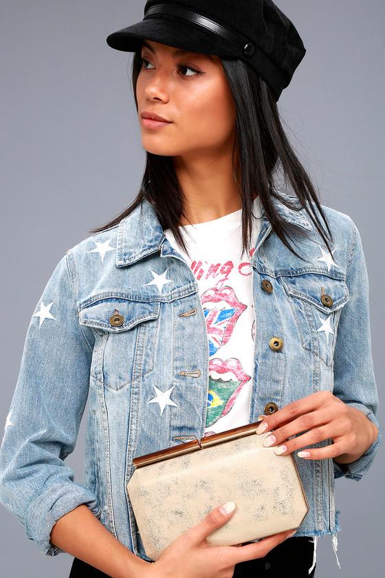 Lulus | Glam Plan Gold Clutch