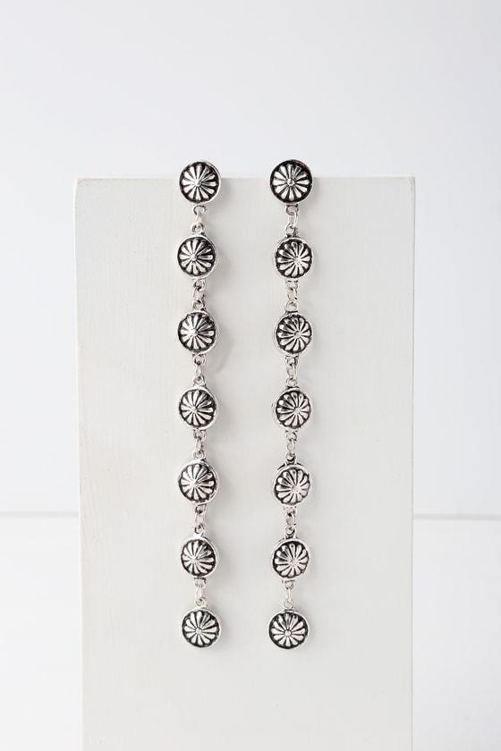 Paseo Del Sol Silver Earrings | Lulus