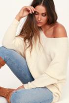 Emerson Cream Dolman Sleeve Sweater | Lulus