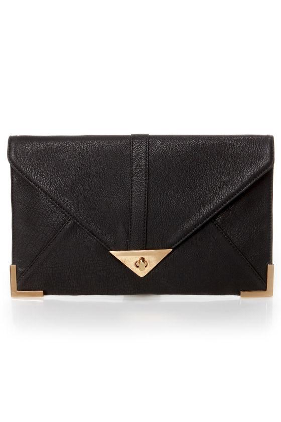 To Have And To Hold Black Clutch