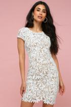 Right Sheer, Right Now White Lace Bodycon Dress | Lulus