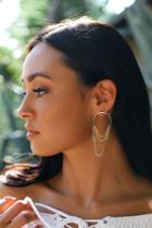 Camberley Gold Chain Earrings | Lulus
