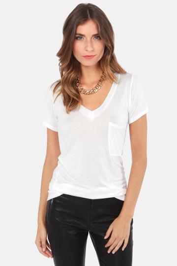 Tonight; V Are Young White Tee