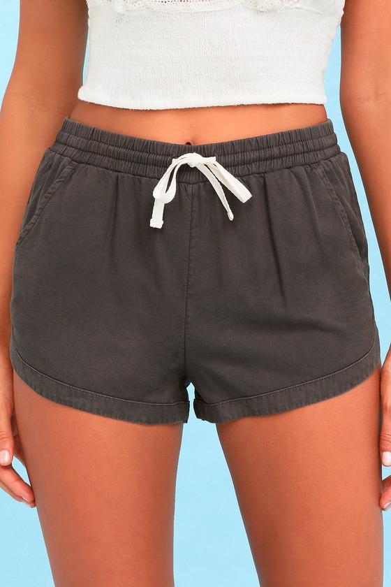 Billabong Road Trippin' Washed Black Shorts | Lulus