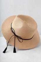 Lulus Sun Dweller Tan Straw Hat